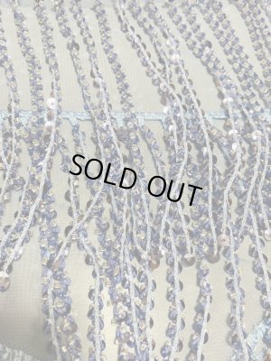 画像5: ビーズ付きスパンコールフリンジヒップスカーフ（ニュアンスカラー）