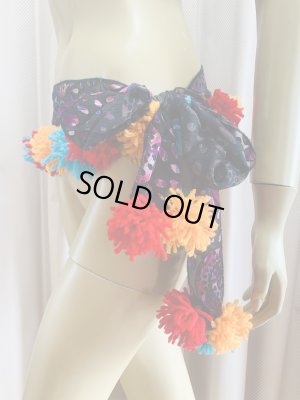 画像3: ポンポン付きオリジナルヒップスカーフ