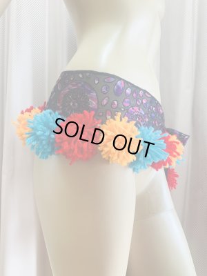 画像2: ポンポン付きオリジナルヒップスカーフ