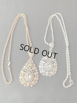 画像1: しずくクリスタルペンダント