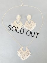 オールドスタイルネックレス＆ピアス（イヤリング）