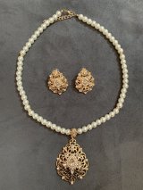 パールアクセサリー　ネックレス＆ピアス