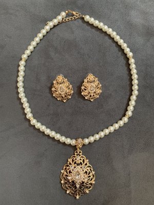 画像1: パールアクセサリー　ネックレス＆ピアス