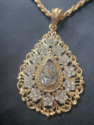 画像2: しずくクリスタルペンダント（ピアスセットor単品）