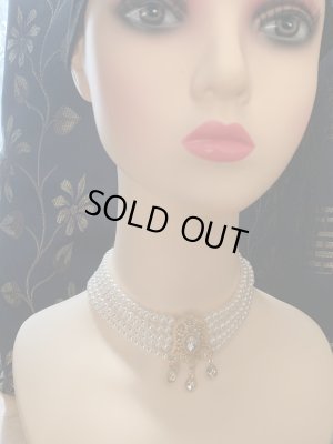画像2: パールアクセサリーセット(ハムサ）　ネックレス、ピアスorイヤリングセット