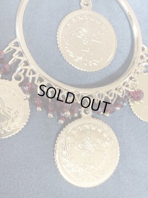 画像3: クリアビーズ付きコインピアス