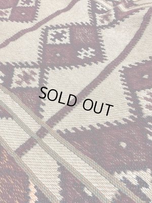 画像5: ベドウィン柄の絨毯（ラグマット）138cm×170cm