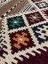 画像3: ベドウィン柄の絨毯（ラグマット）138cm×170cm (3)