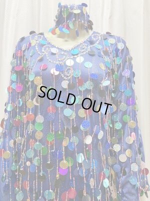 画像2: 総スパンコールガラベーヤ（ガワージー、サイーディ）