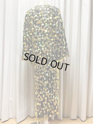 画像5: 総スパンコールガラベーヤ（ガワージー、サイーディ）