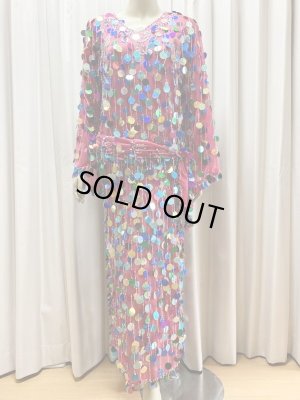 画像2: 総スパンコールガラベーヤ（ガワージー、サイーディ）