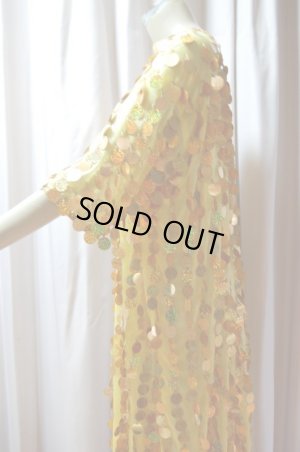 画像2: ヒップスカーフ付き総スパンコールガラベーヤ（ガワージー、シャマダン）