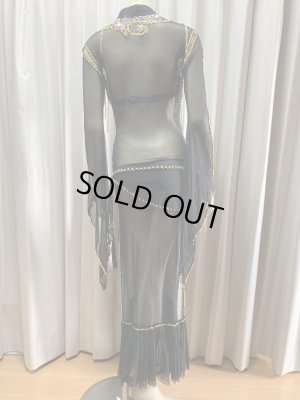 画像7: Hanine特注パワーネット生地サイーディドレス