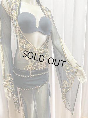 画像6: Hanine特注パワーネット生地サイーディドレス