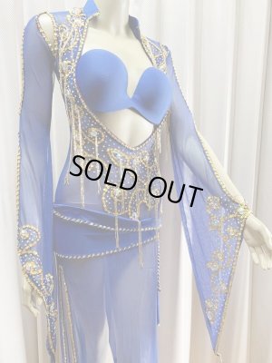 画像2: Hanine特注パワーネット生地サイーディドレス