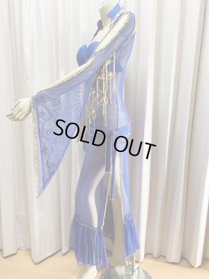 画像3: Hanine特注パワーネット生地サイーディドレス