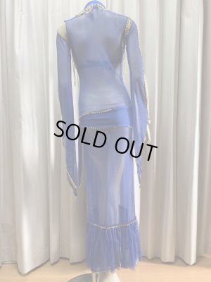 画像6: Hanine特注パワーネット生地サイーディドレス