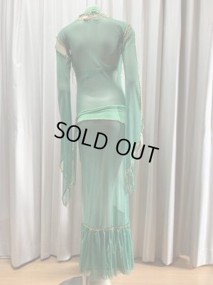 画像7: Hanine特注パワーネット生地サイーディドレス