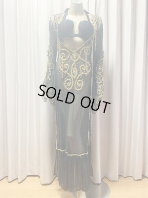 画像3: Hanine特注パワーネット生地サイーディドレス