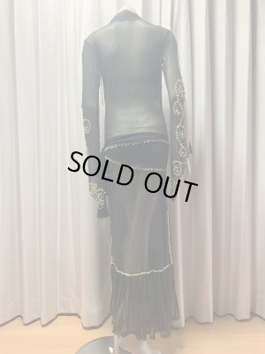 画像7: Hanine特注パワーネット生地サイーディドレス