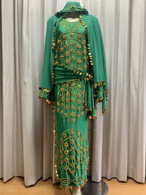 画像2: サイーディ、ガワージードレス(ヘッドベール、ヒップスカーフ付き）