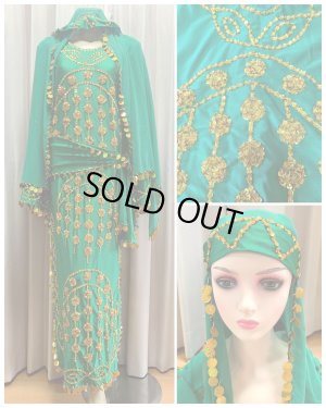 画像1: サイーディ、ガワージードレス(ヘッドベール、ヒップスカーフ付き）