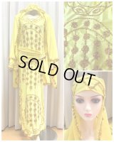 サイーディ、ガワージードレス(ヘッドベール、ヒップスカーフ付き）