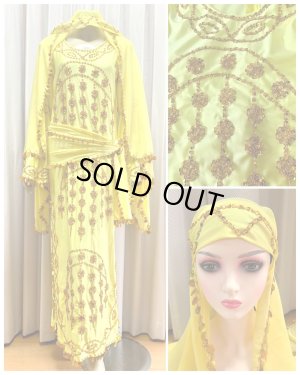 画像1: サイーディ、ガワージードレス(ヘッドベール、ヒップスカーフ付き）