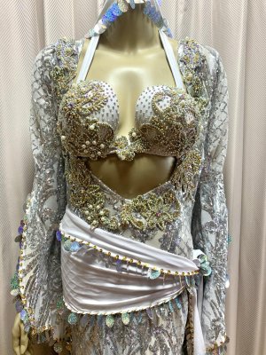 画像2: Hanine特注ブラカップ付きサイーディドレス(5点セット）