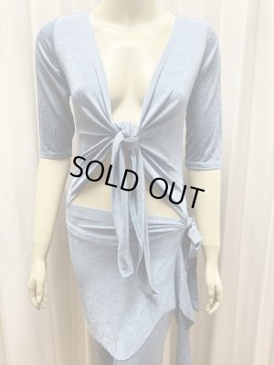 画像3: 【在庫処分SALE】 チョリ＆パンツレッスンウェア（ジャンプスーツタイプ、ヒップスカーフ付き）