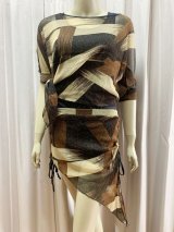 【在庫処分SALE】トップス＆スカートレッスンウェア（一体型インナーパンツ付き）