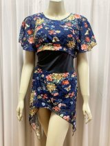 【在庫処分SALE】チョリ＆ショート丈スカートレッスンウェア（一体型インナーパンツ付き）