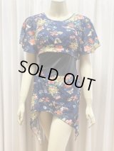 【在庫処分SALE】チョリ＆ショート丈スカートレッスンウェア（一体型インナーパンツ付き）