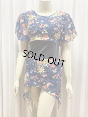 画像1: 【在庫処分SALE】チョリ＆ショート丈スカートレッスンウェア（一体型インナーパンツ付き）