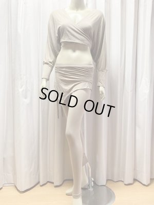 画像1: 【在庫処分SALE】ドルマンスリーブチョリ＆レギンスレッスンウェア