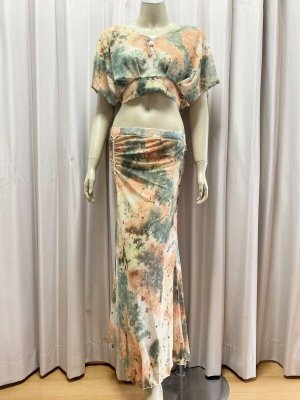 画像1: 【在庫処分SALE】チョリ＆スカートレッスンウェア（一体型インナーパンツ付き）