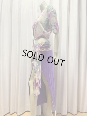 画像5: 【在庫処分SALE】フラワープリントレッスンウェア3点セット