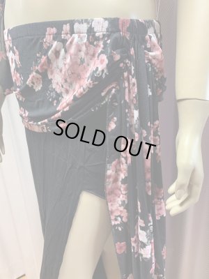 画像13: 【在庫処分SALE】フラワープリントレッスンウェア3点セット