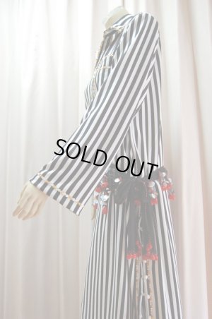 画像3: Fifi Abdoスタイル　ストライプバラディドレス(襟シャツタイプ）135ｃｍ丈