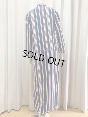 画像4: Fifi Abdoスタイル　ストライプバラディドレス(襟シャツタイプ）135ｃｍ丈