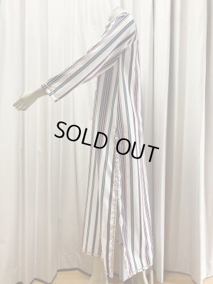 画像3: Fifi Abdoスタイル　ストライプバラディドレス(襟シャツタイプ）135ｃｍ丈