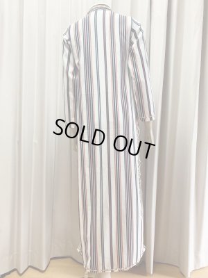 画像4: Fifi Abdoスタイル　ストライプバラディドレス(襟シャツタイプ）135ｃｍ丈