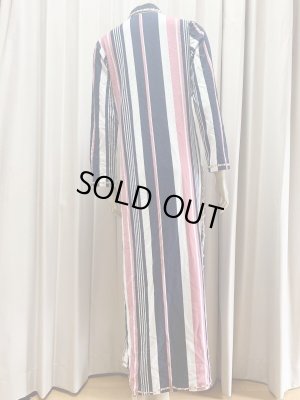 画像5: Fifi Abdoスタイル　ストレッチバラディガラベーヤ(襟シャツタイプ）135ｃｍ丈