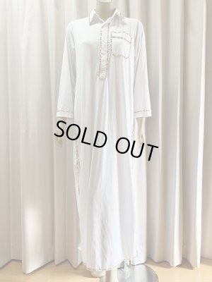 画像2: Hanine特注　白バラディガラベーヤ