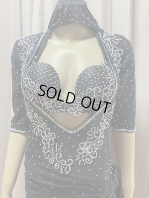 画像2: 10％OFF　ラインストーンバラディドレス（4点セット）