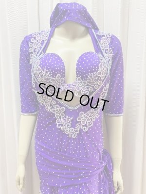 画像2: 10％OFF　ラインストーンバラディドレス（4点セット）