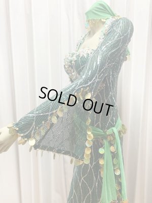 画像3: バラディ、サイーディ兼用スパンコールドレス(5点セット）