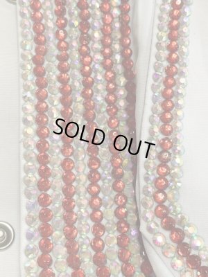 画像9: 白バラディラインストーン付きガラベーヤ(145cm丈・身幅55cm)