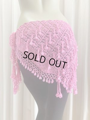 画像3: かぎ編みビーズヒップスカーフ