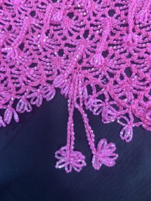 画像6: かぎ編みビーズヒップスカーフ